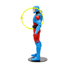 Subtle paint detailing on The Atom’s costume