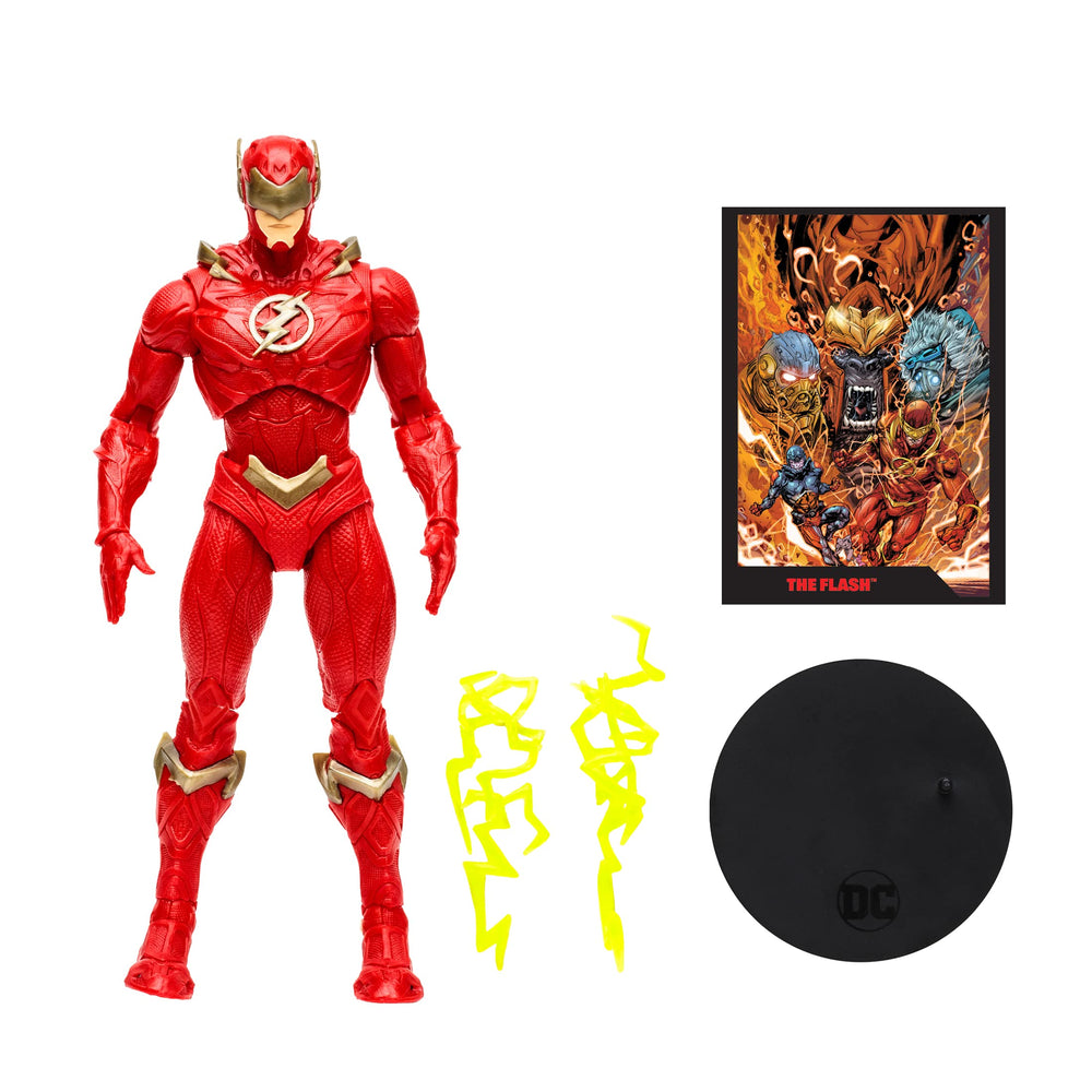 Includes a collectible comic and biography card for context.