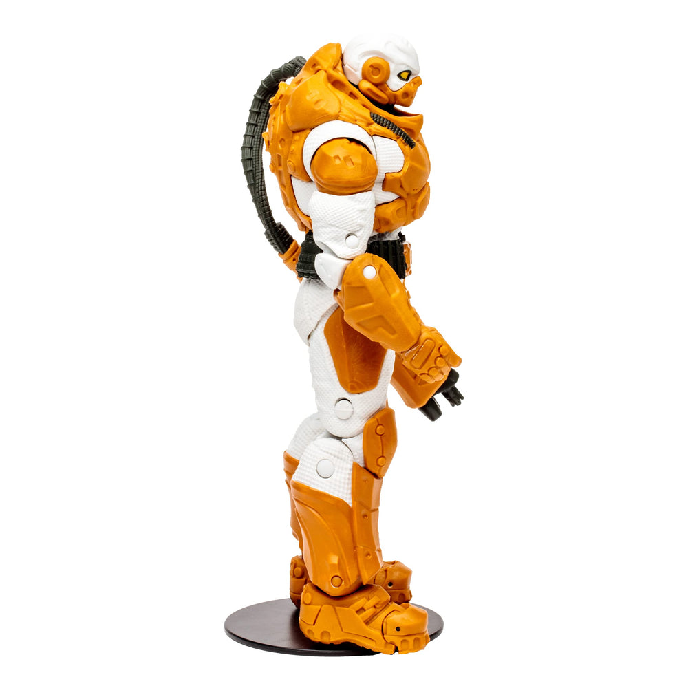 Textured flame retardant suit detail on Heat Wave figure