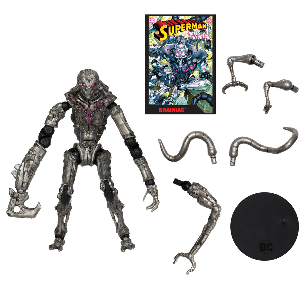 Includes display base for stable posing in DC collection setups.