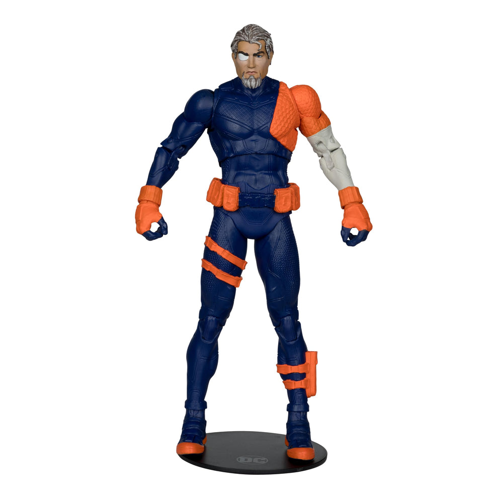 McFarlane Deathstroke character art card enhances display and collection