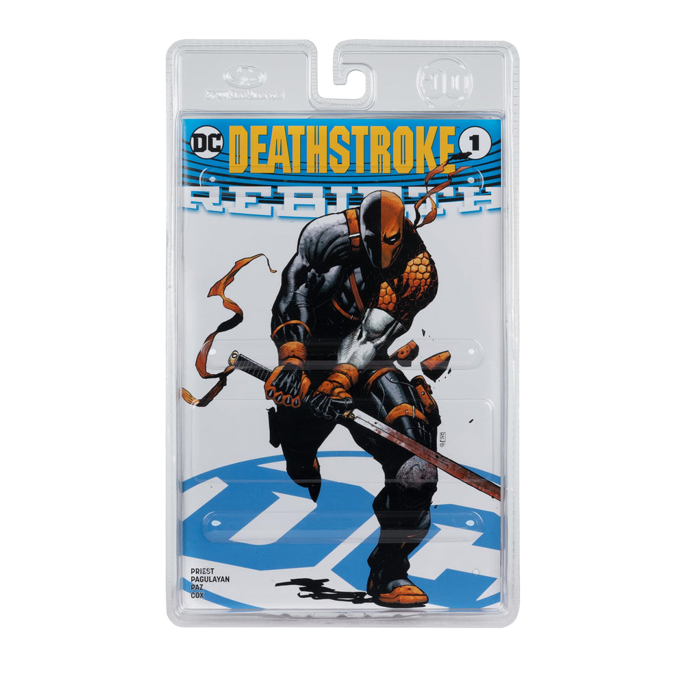 McFarlane Deathstroke poseable articulation enables varied photography and display options