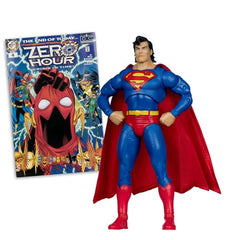McFarlane Toys DC Direct Page Punchers Superman Zero Hour figure dynamic pose options with 22 joints