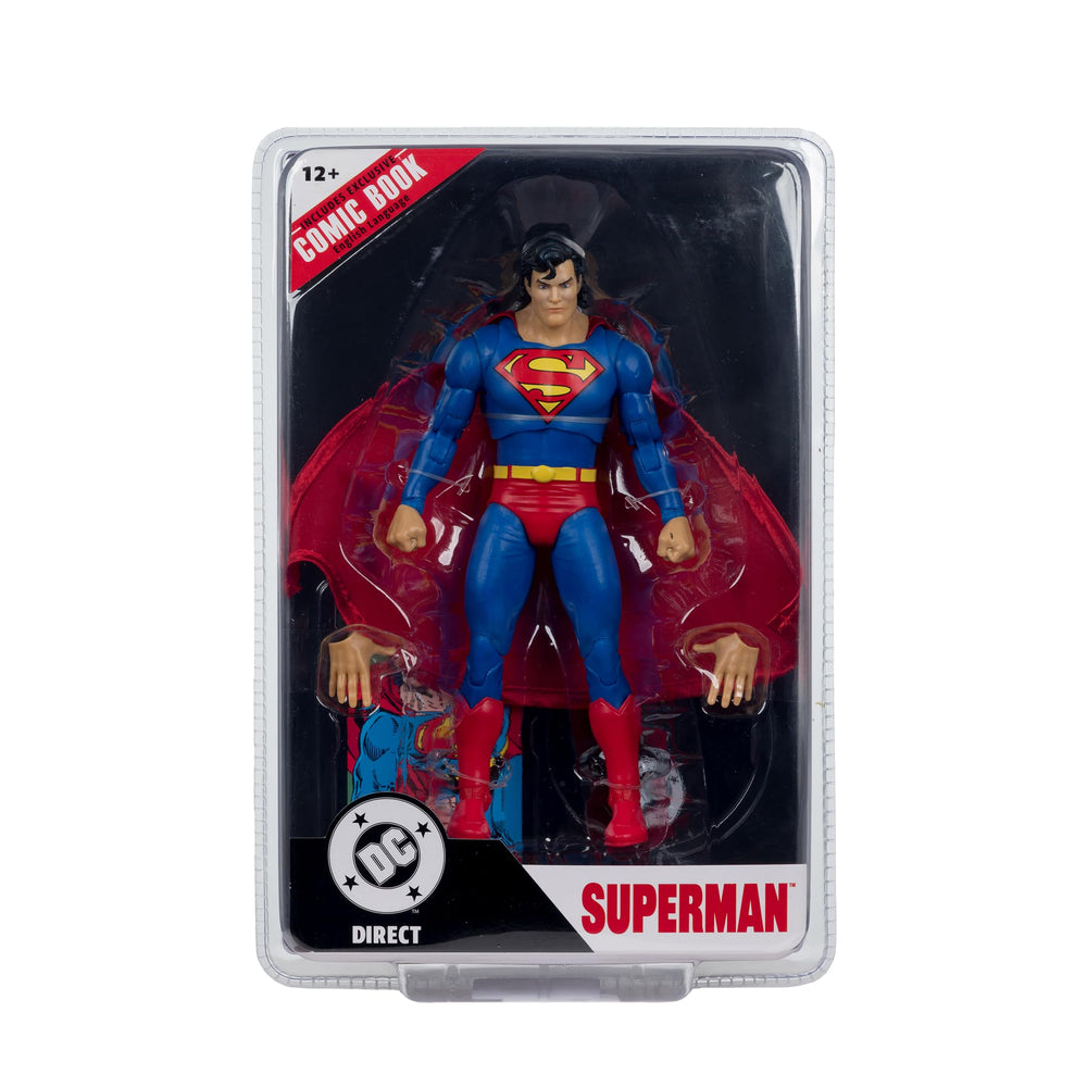 McFarlane Toys DC Direct Page Punchers Superman Zero Hour figure packaging overview