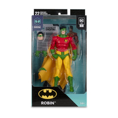 Robin Earth-2 art card back featuring biography text.