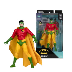 DC Multiverse Robin Earth-2 figure shown in ultra-articulation pose.