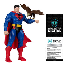 McFarlane Toys DC Direct Superman front view, ideal for display on a shelf