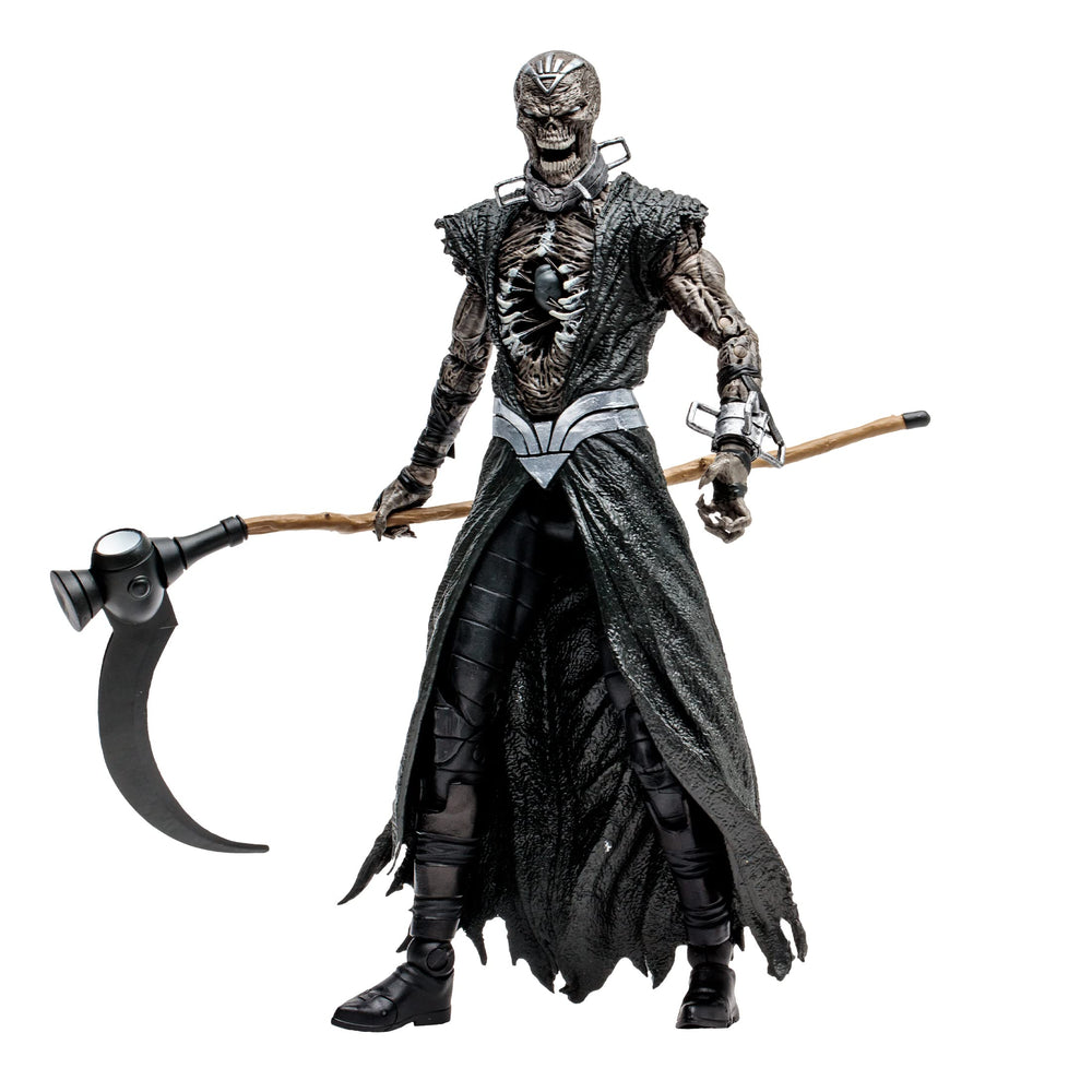 McFarlane Nekron MegaFig back view highlighting cape and silhouette
