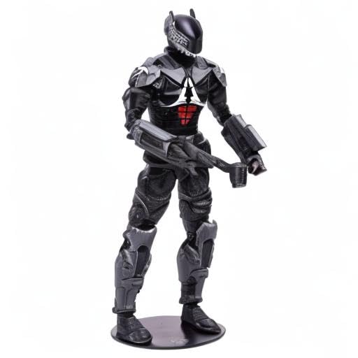 McFarlane Toys Arkham Knight armor detail close-up showcasing sculpt work