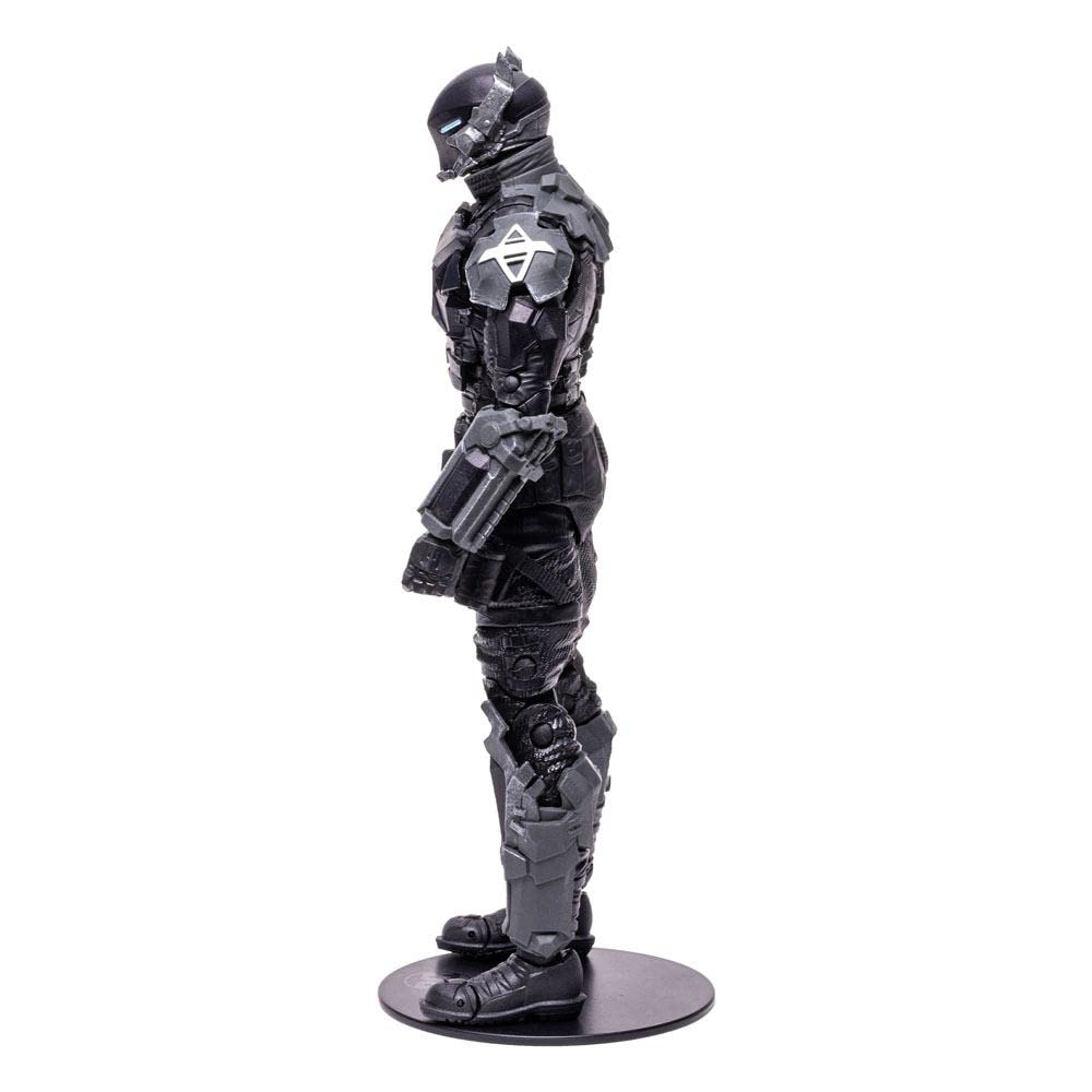 McFarlane Toys Arkham Knight figure in action pose for storytelling