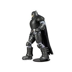 McFarlane Toys Armored Batman includes alternate hands and base for stable poses