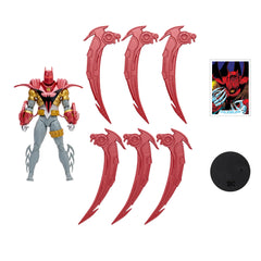 Collectible art card back biography for Azrael figure