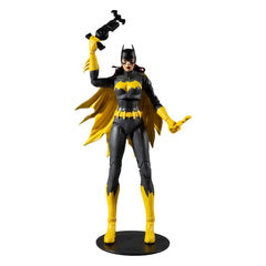 McFarlane Toys Batgirl figure front view with cape details for display