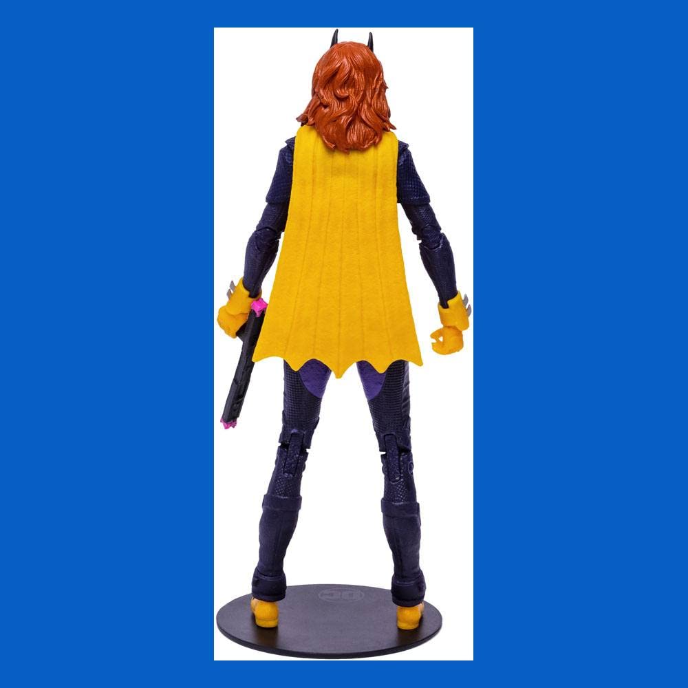 McFarlane Toys Batgirl Gotham Knights 7-inch art card back with character biography text.