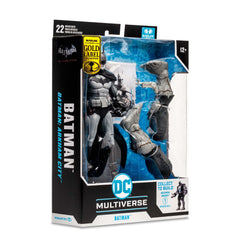 McFarlane Batman Arkham City collectible art card with biography