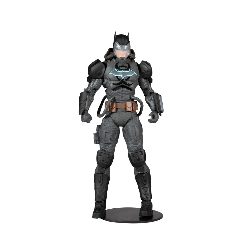 Batman Hazmat figure showing Ultra Articulation and 22 movable joints