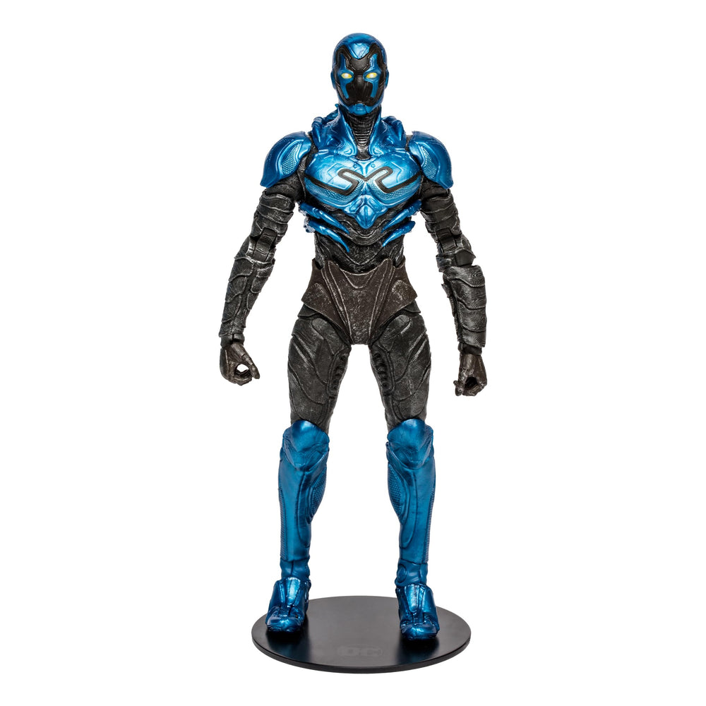 Collectible art card with Blue Beetle artwork and back biography