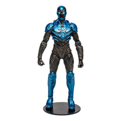 Collectible art card with Blue Beetle artwork and back biography
