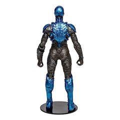 Unboxing view of packaging for McFarlane DC Multiverse Blue Beetle