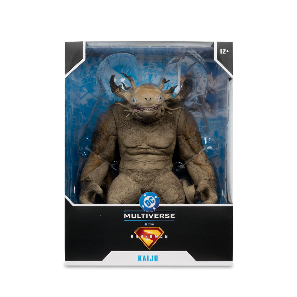 McFarlane Toys DC Multiverse display options with Kaiju.