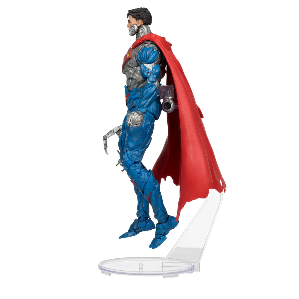 McFarlane DC Multiverse Cyborg Superman detailed armor highlights sculpt and texture