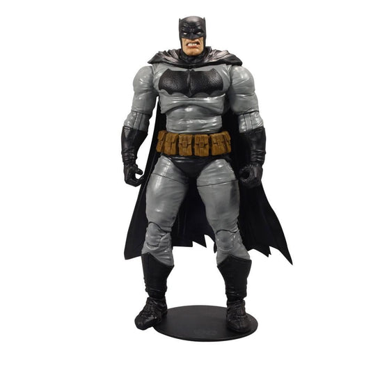 McFarlane Toys DC Multiverse Batman figure front view with detailed sculpt for display and poseability.