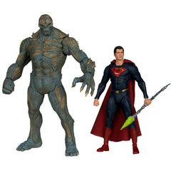 McFarlane Toys DC Multiverse Doomsday Superman 2-pack back view showing character presence.