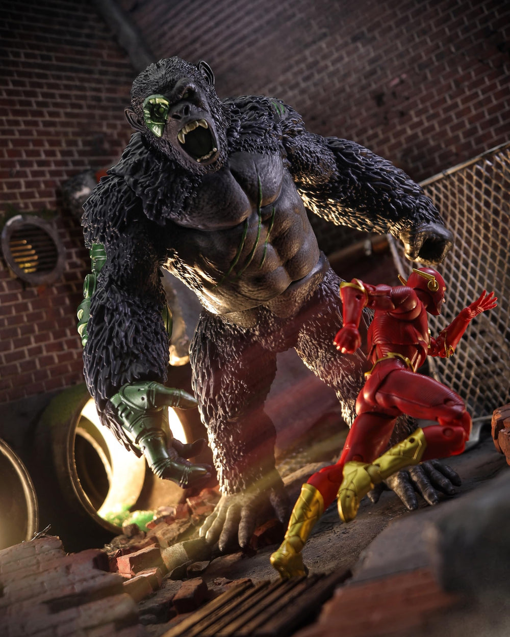 McFarlane Toys DC Multiverse Flash 7in figure in dynamic pose for action display