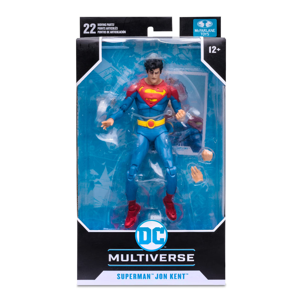 Authentic Future State styling of Jon Kent in McFarlane DC Multiverse