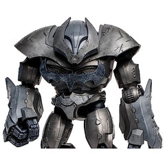McFarlane Toys Justice Buster Batman Endgame pose shows dramatic action-ready stance for photos.