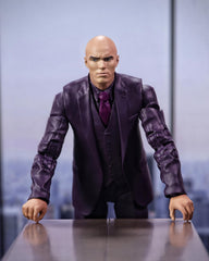 McFarlane Toys Lex Luthor with Baby Kaiju in dynamic side pose for display