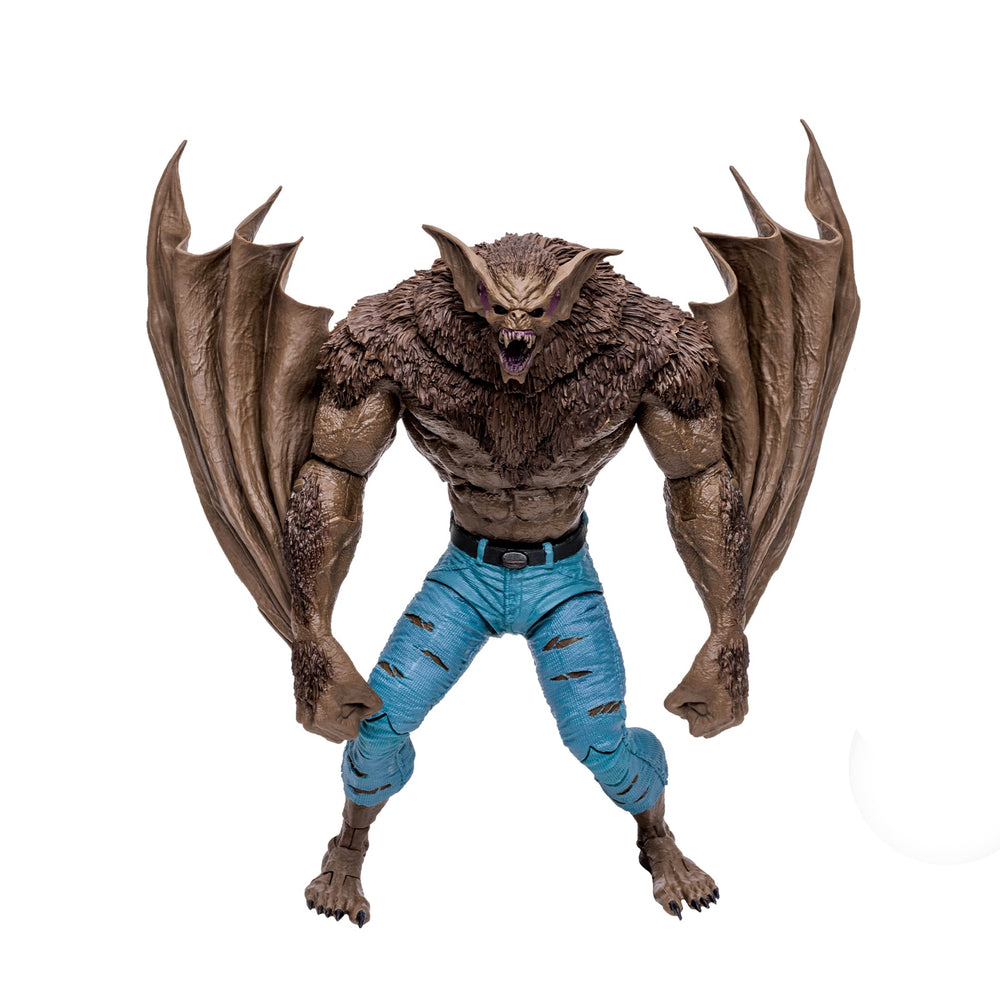 McFarlane Toys Man-Bat Mega figure on base for dramatic display