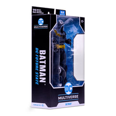 McFarlane Toys DC Multiverse Next Batman face sculpt highlighting armor detail.