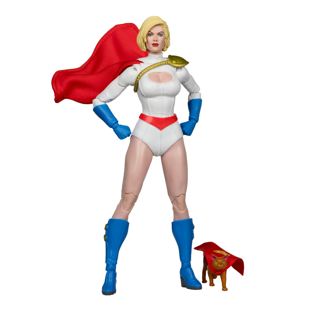 McFarlane Power Girl figure front view, ideal for display collections