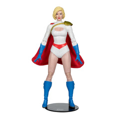 Power Girl soft cape adds flowing silhouette