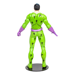 McFarlane Toys DC Multiverse The Riddler 7in comes with a base.