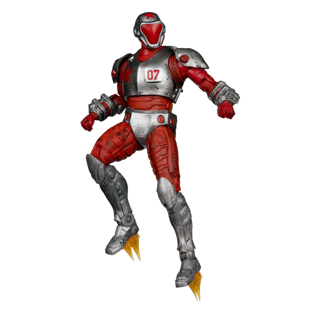 McFarlane Toys DC Multiverse Rocket Red Brigade front view for display