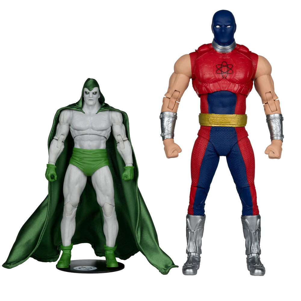 McFarlane Toys DC Multiverse seven-inch scale figures on a shelf