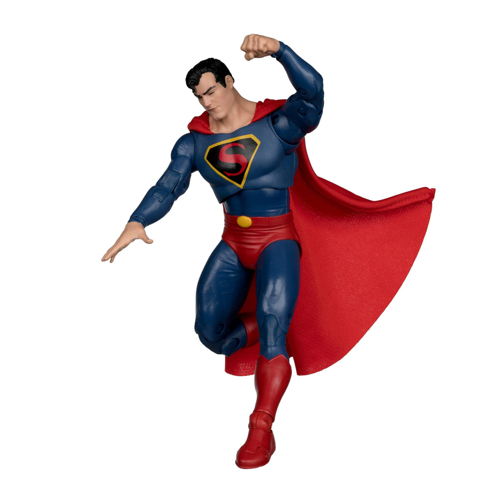 McFarlane Toys Superman 1940s interchangeable hands for varied poses.