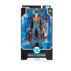 McFarlane Toys DC Multiverse Superman Bizarro 22 movable parts enable versatile posing.