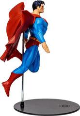 McFarlane Toys Superman For Tomorrow statue shows vibrant color detailing for collectors.