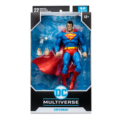 Pose-ready DC Multiverse display featuring McFarlane Superman Hush