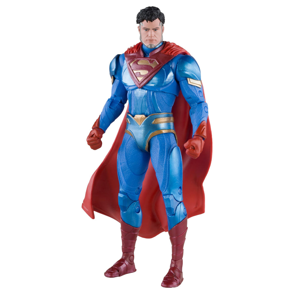 McFarlane Toys DC Multiverse Superman Injustice 2 front pose for dynamic display