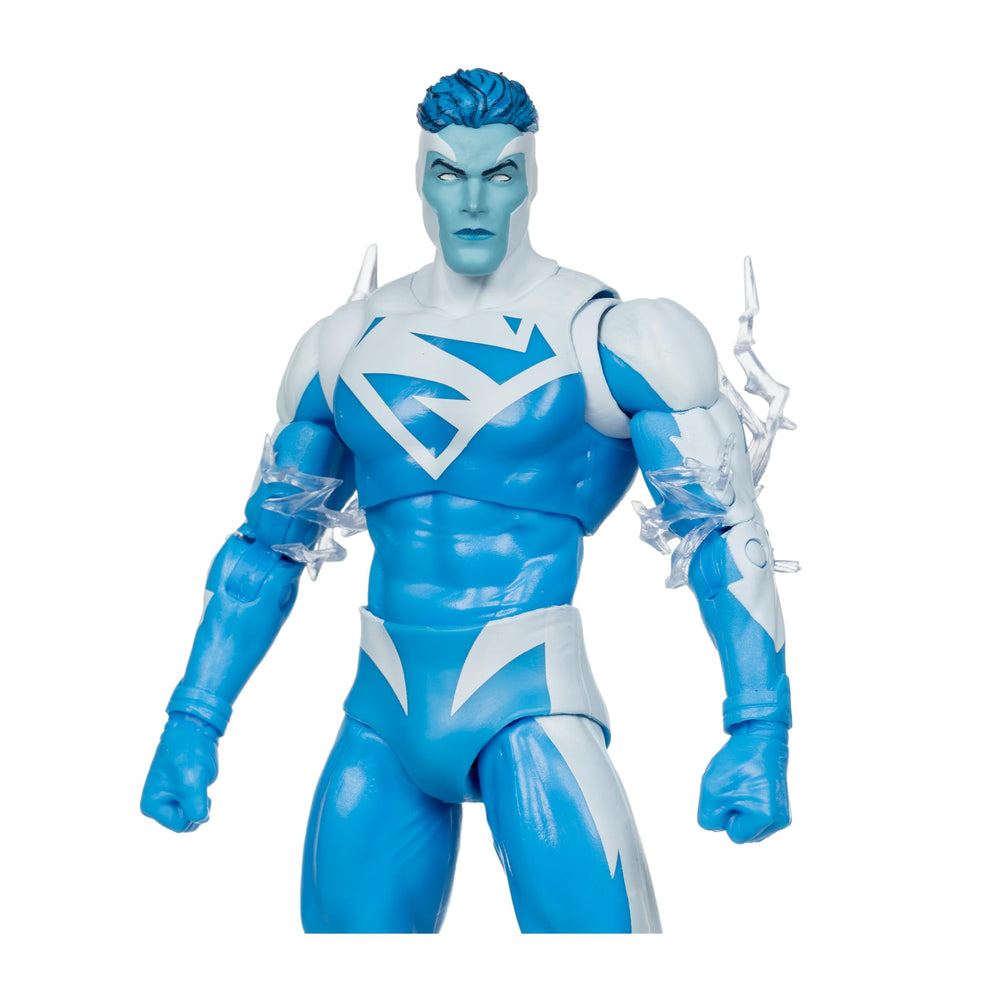 McFarlane Toys Superman JLA 7in pose-ready figure emphasizes action-oriented display options