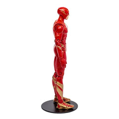 Collectible art card with art and biography included with The Flash figure