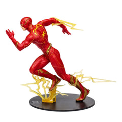 McFarlane Toys The Flash statue in a dynamic pose for eye-catching shelves.
