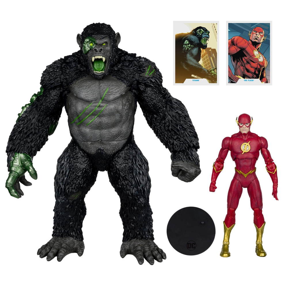 Titano and base together create a dramatic diorama-ready setup