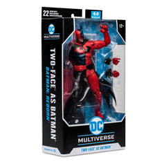 Collection-ready image showing Two-Face as Batman among DC Multiverse figures