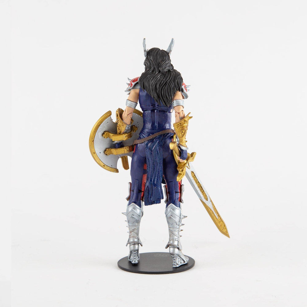 McFarlane Toys DC Multiverse Wonder Woman art card portrait with biography on back.