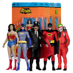 McFarlane Toys DC Retro 6 Pack Batman 66 figure, front view for display and play